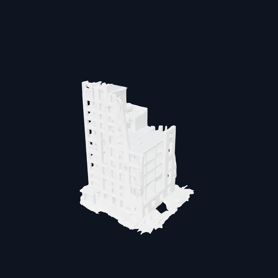 Urban Ruins Building model pack  Destructed Cityscape Collection